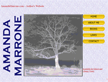 Tablet Screenshot of amandamarrone.com